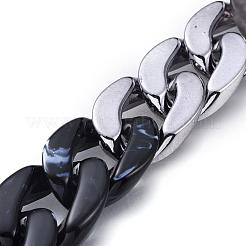 Бордюрные цепи ручной работы AJEW-JB00568-03