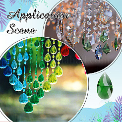 10шт стеклянные подвески&nbsp;GLAA-ME0001-16B