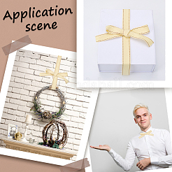 Двусторонняя бархатная лента из полиэстера&nbsp;SRIB-WH20020-040A-01