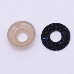 プラスチック人形の目工芸品アクセサリー  DIY人形のおもちゃ作りに  藤紫色  12x17mm&nbsp;DIY-WH0189-22A-06