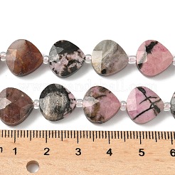 Природные родонит бисер нитей G-D316-A14