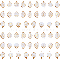 52 шт. 26 стиля сплав эмалированные буквы звенья соединительные подвески&nbsp;ENAM-SC0006-61B