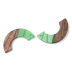 Подвески из непрозрачной смолы и ореха RESI-S389-007A-C03