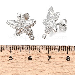Ohrstecker-Beschläge aus Edelstahl 304&nbsp;STAS-D391-03C-P