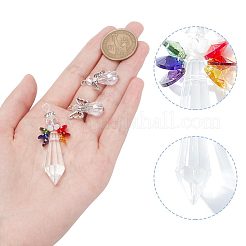 Подвески из гальванического стекла 30шт. FIND-AR0003-80