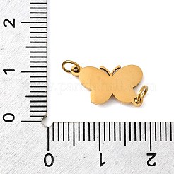 Подвески-бабочки из эмалированной нержавеющей стали 304&nbsp;STAS-B093-24G