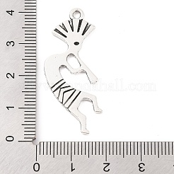 Pendentifs en alliage de style tibétain&nbsp;TIBEP-R304-010AS-LF
