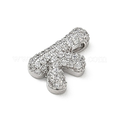 Pendentifs avec zircon cubiques à micro-pavés en laiton&nbsp;KK-A300-02P-K