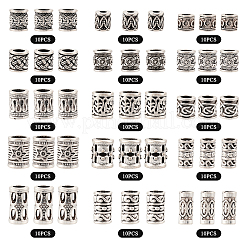 150шт 15 стиля европейские бусины из сплава в тибетском стиле FIND-TA0002-68