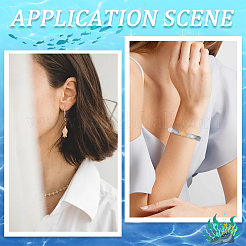 90 шт. нити из матовых стеклянных бусин 9 цветов&nbsp;GLAA-SC0002-86