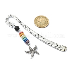 Чакра необработанный натуральный окрашенный лавовый камень AJEW-JK00291