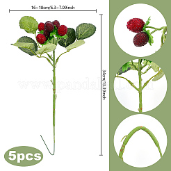 5 Stück Kunststoff-Simulationsfrucht&nbsp;DJEW-PH0001-88