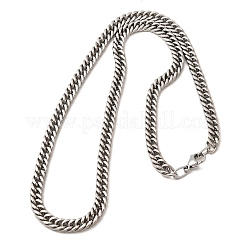 6 мм кубинские звенья цепи из нержавеющей стали 304 для мужчин NJEW-B134-08B-P