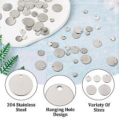 100 шт. 5 подвески из нержавеющей стали 304 STAS-KS0004-04