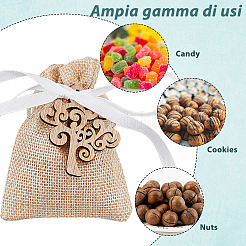 36шт деревянные кабошоны WOOD-FH0002-39