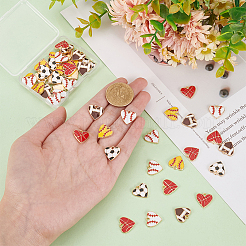 50шт 5 стиля подвески из сплава с эмалью&nbsp;ENAM-PH0002-67