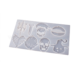 Diy силиконовые Молды для кулонов на тему Хэллоуина HAWE-PW0001-035B