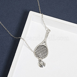 Ожерелья-лариаты с подвеской в виде теннисной ракетки и теннисного сплава FS-WGFD703-01