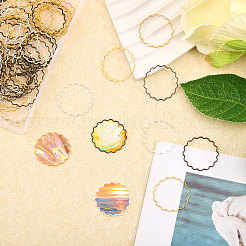 150 шт. 3-х цветные латунные соединительные кольца KK-CA0002-59