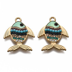 Подвески из эмали и сплава&nbsp;ENAM-T011-97-NR