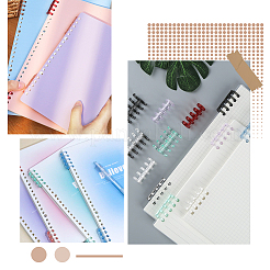 18 шт. 3-х цветные пластиковые гребни для связывания FIND-GF0005-17A