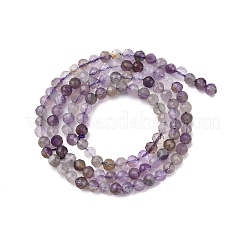 Природный аметист нитей бисера G-RM2025-A08-3mm