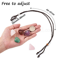 Наборы для изготовления ожерелья с подвесками своими руками DIY-FW0001-05