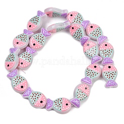 Окрашенные стеклянные бусины X-LAMP-F036-02A