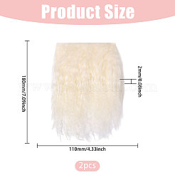 Puppenhaare aus Wolle&nbsp;DIY-WH0622-566D