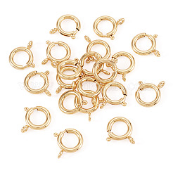 20pcs fermoirs à ressort en laiton&nbsp;KK-TA0008-85G-02