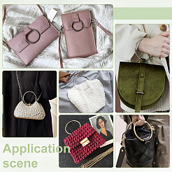 6 шт. двухцветные железные ручки для сумок&nbsp;FIND-PH0026-43A