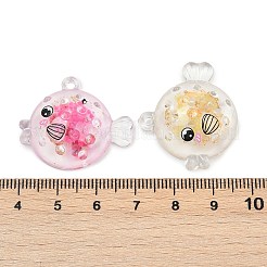 Прозрачные светящиеся акриловые подвески&nbsp;TACR-Z002-02