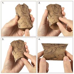 30 шт. 2 подарочных коробки с мраморным принтом из бумаги&nbsp;CON-FS0001-21A