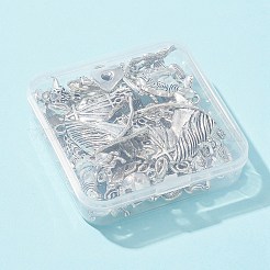 58 pz 14 stili pendenti in lega di stile tibetano&nbsp;TIBE-FS0001-04