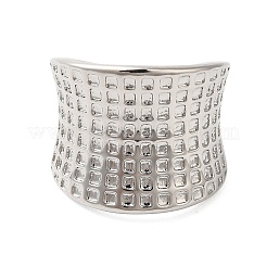 Тартан латунные широкие открытые манжеты для женщин&nbsp;RJEW-A046-11P