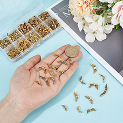 190шт 10 стиля бусины из сплава в тибетском стиле TIBE-DR0001-01D-AG