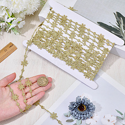 7.5 ярд полиэстеровой кружевной отделки&nbsp;SRIB-GF0001-54D