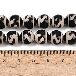 Chapelets de perles de style tibétain&nbsp;G-G328-A11-10mm