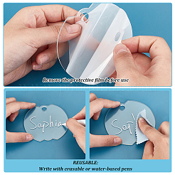 1 комплект акриловых табличек с именем DIY-GA0006-73A