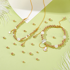 90шт 3 стиля латунные бусины KK-GA0002-19B