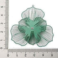 Große Anhänger aus 430er Edelstahl mit Sprühdruck&nbsp;STAS-P359-02E