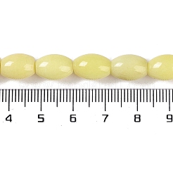 Естественный желтый нефрит бисер нитей G-K362-I10-05