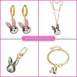 40шт 4 стиля подвески из сплава с эмалью&nbsp;ENAM-CJ0004-05