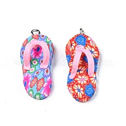 Полимерной глины ручной работы подвески PORC-S1007-48