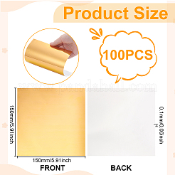 Листы фольгированной бумаги для гравировки поделок DIY-WH0888-881A-02