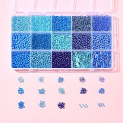 150 г 15 вида стеклянных бусин с краской для выпечки&nbsp;SEED-FS0001-31A