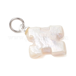 Подвески из натурального барочного жемчуга кеши&nbsp;PALLOY-JF04919-01