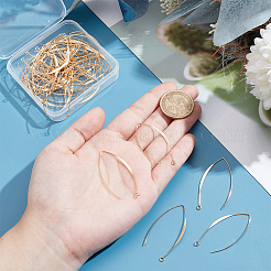 50 шт латунные серьги крючки KK-UN0002-80