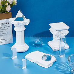 6шт. 6 стиля стеклянная тройная призма&nbsp;GLAA-OC0001-54