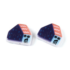 Perle di resina opaca stampate&nbsp;RESI-N043-09B-04